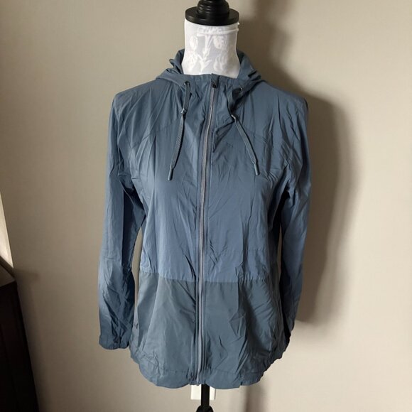 Kuhl Eskape Jacket Womens Medium Hooded Full Zip Windbreaker Outdoor Lightweight - Picture 2 of 5